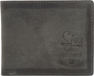 

Spykar Men Grey Genuine Leather Wallet(4 Card Slots)