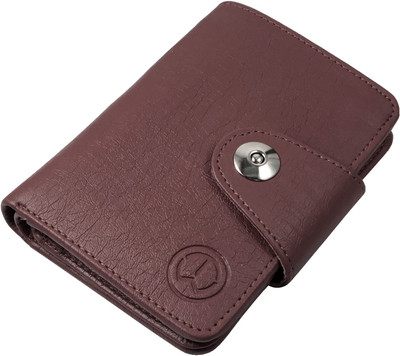 

TnW Men Brown Artificial Leather Card Holder(8 Card Slots)