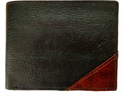 

InkartBuy Men Black Genuine Leather Wallet(5 Card Slots)