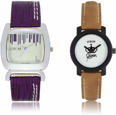 LOREM LR-0207-209 Attractive Stylish Combo Watch  - For Women   Watches  (LOREM)