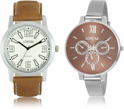 LOREM LR-15-0214 Attractive Stylish Combo Watch  - For Men & Women   Watches  (LOREM)