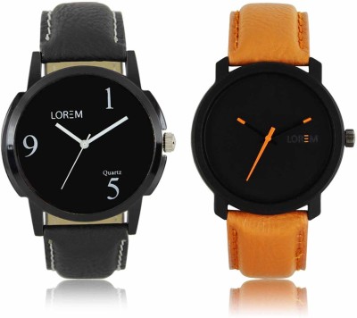 LOREM LR-06-20 Attractive Stylish Combo Watch  - For Men   Watches  (LOREM)