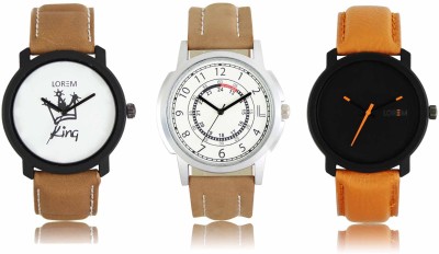 LOREM LR-17-18-20 Attractive Stylish Combo Watch  - For Men   Watches  (LOREM)