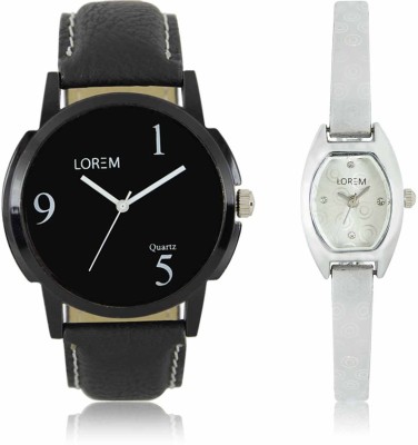 LOREM LR-06-0219 Attractive Stylish Combo Watch  - For Men & Women   Watches  (LOREM)