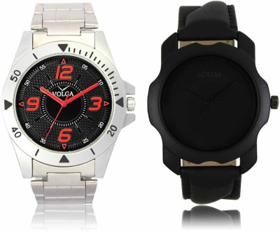 LOREM VL02LR22 Attractive Stylish Combo Watch  - For Men   Watches  (LOREM)