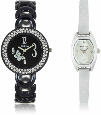 LOREM LR-0201-219 Attractive Stylish Combo Watch  - For Women   Watches  (LOREM)