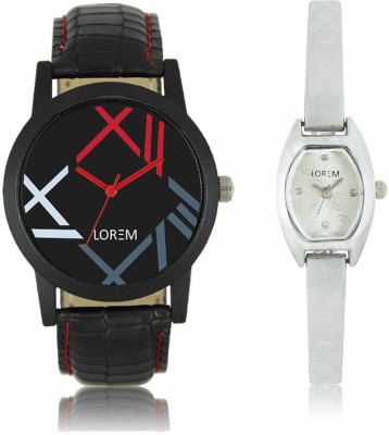 LOREM LR-12-0219 Attractive Stylish Combo Watch  - For Men & Women   Watches  (LOREM)