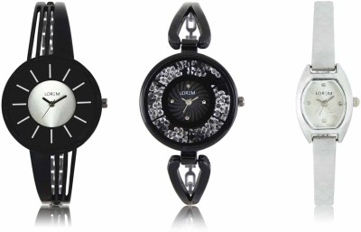 LOREM LR-211-212-219 Attractive Stylish Combo Watch  - For Women   Watches  (LOREM)
