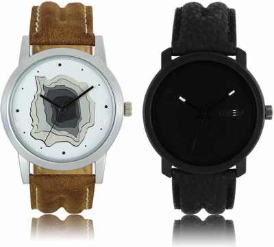 LOREM LR-09-21 Attractive Stylish Combo Watch  - For Men   Watches  (LOREM)
