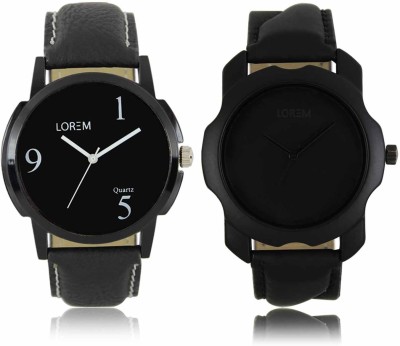 LOREM LR-06-22 Attractive Stylish Combo Watch  - For Men   Watches  (LOREM)