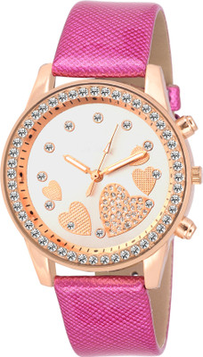 

COSMIC QUEEN OF HEARTS SOOMS SL-0068 SUPER BEAUTIFUL LADIES DIAMOND STUDDED PARTY WEAR Watch - For Women