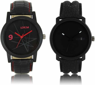 LOREM LR-08-21 Attractive Stylish Combo Watch  - For Men   Watches  (LOREM)
