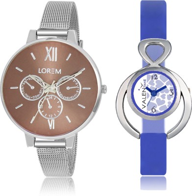 LOREM LR214VT12 Attractive Stylish Combo Watch  - For Women   Watches  (LOREM)