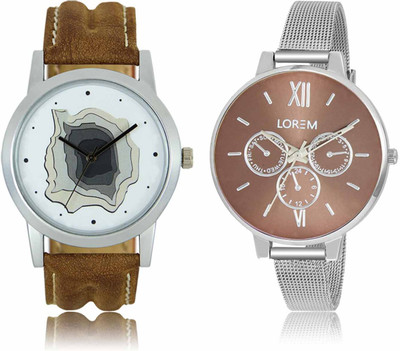 View LOREM LR-09-0214 Attractive Stylish Combo Watch  - For Men & Women Wrist Watches Price Online(LOREM)