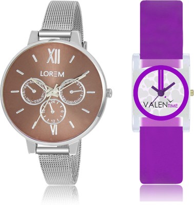 LOREM LR214VT07 Attractive Stylish Combo Watch  - For Women   Watches  (LOREM)