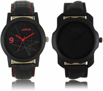 LOREM LR-08-22 Attractive Stylish Combo Watch  - For Men   Watches  (LOREM)