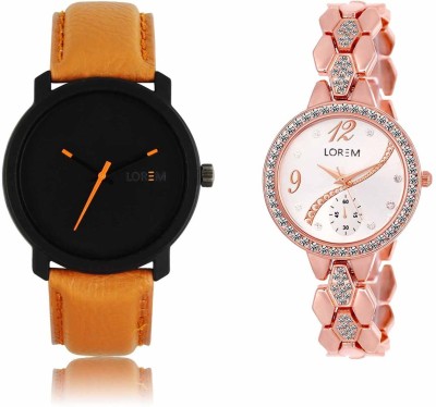 LOREM LR-20-215 Attractive Stylish Combo Watch  - For Men & Women   Watches  (LOREM)