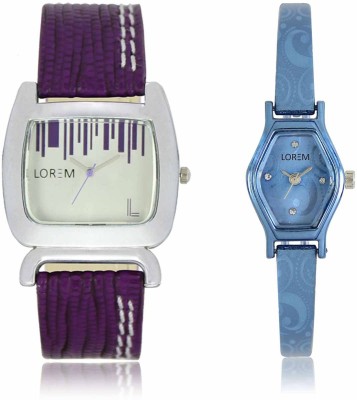 LOREM LR-0207-218 Attractive Stylish Combo Watch  - For Women   Watches  (LOREM)