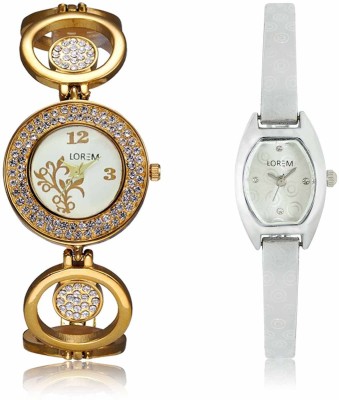 LOREM LR-0204-219 Attractive Stylish Combo Watch  - For Women   Watches  (LOREM)