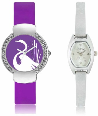 LOREM LR219VT22 Attractive Stylish Combo Watch  - For Women   Watches  (LOREM)
