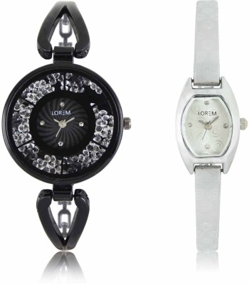LOREM LR-0211-219 Attractive Stylish Combo Watch  - For Women   Watches  (LOREM)
