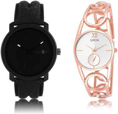 LOREM LR-21-213 Attractive Stylish Combo Watch  - For Men & Women   Watches  (LOREM)