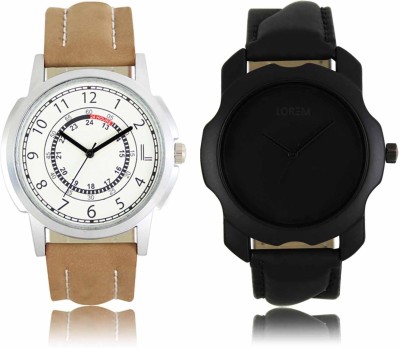 LOREM LR-17-22 Attractive Stylish Combo Watch  - For Men   Watches  (LOREM)