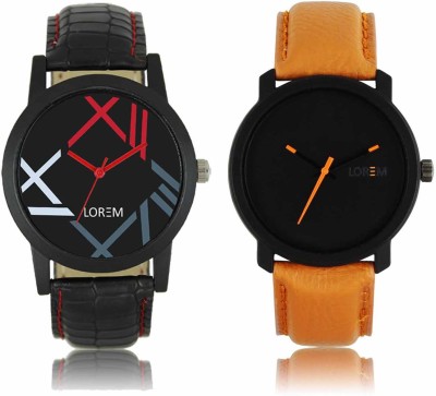 LOREM LR-12-20 Attractive Stylish Combo Watch  - For Men   Watches  (LOREM)