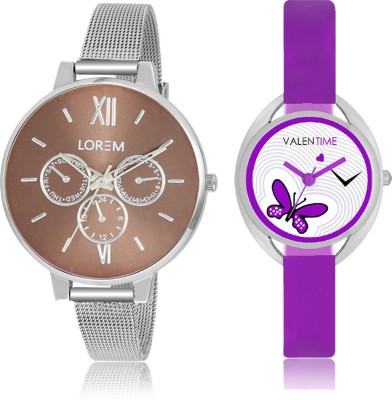 LOREM LR214VT02 Attractive Stylish Combo Watch  - For Women   Watches  (LOREM)