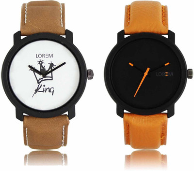 LOREM Attractive Stylish Combo Analog Watch  - For Men