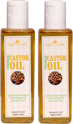 

Park Daniel Premium Cold Pressed Castor Oil Combo Set of 2 No.100 ml Bottles Hair Oil(200 g)