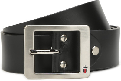 

LP Louis Philippe Men Casual Black Genuine Leather Belt