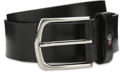 

LP Louis Philippe Men Casual Black Genuine Leather Belt