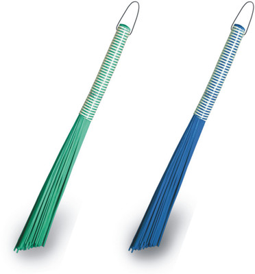 Vimal Kharata24" BroomsSet Plastic Wet and Dry Broom(Multicolor, Pack of 2) Flipkart