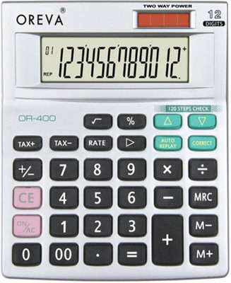 

Oreva OR400 Basic Calculator (12 digit) Basic Calculator(12 Digit), Multicolor
