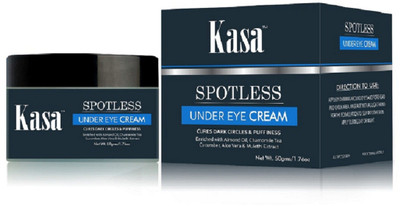 

KASA Under Eye Cream with Almond, Chamomile Tea, Aloevera and Mulethi Extract 50 gms(50 g)