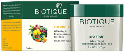 

Biotique Fruit Whitening and Depigmentation Face Pack,(75 g)