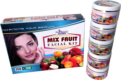 

Fine Beauty Mix Fruit Facial kit For All In One Skin Solution 250 g