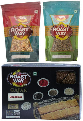 

Roast Way Special chocolate gajak & Navratan Mix & Pumpkin Seed Roasted Namkeen Combo(3)