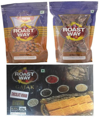 

Roast Way Special chocolate rewri & Rudraksh Gur Chana & Choco Flakes Roasted Namkeen Combo(3)