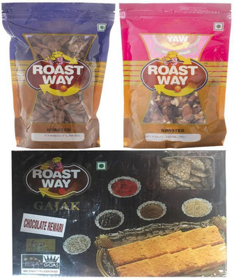 

Roast Way Special chocolate rewri & Choco Flakes & Dry Fruit Trail Mix Roasted Namkeen Combo(3)