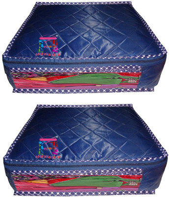 

Atorakushon At 2 Pcs Saree blue 2 pc Saree Cover cosmetic Wedding Gift, wardrobe Organizer Jewellery Makeup Toiletry Regular Clothes Bag(Blue) At 2 Pcs Saree blue(Blue)