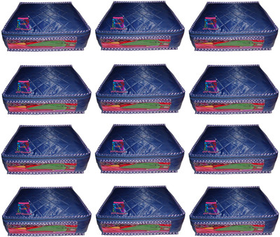 

Atorakushon At 12 Pcs Saree blue 12 pc Saree Cover cosmetic Wedding Gift, wardrobe Organizer Jewellery Makeup Toiletry Regular Clothes Bag(Blue) At 12 Pcs Saree blue(Blue)