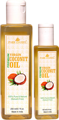 

Park Daniel Premium Virgin Coconut Oil Combo pack of 2(200 ml and 100 ml) bottles (300 ml) Hair Oil(300 ml)
