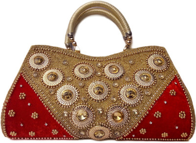 

VS-YOG Hand-held Bag(Gold, Red)