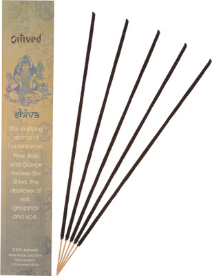 

Omved SHIVA DEITY Incense Sticks Tulsi Agarbattis(10 Units)
