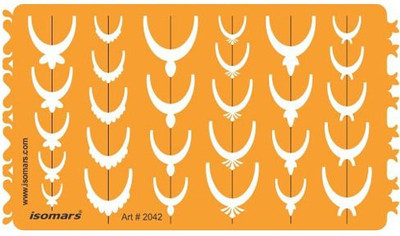 

Isomars 2042 Jewelry Design Template(Pack of 1)