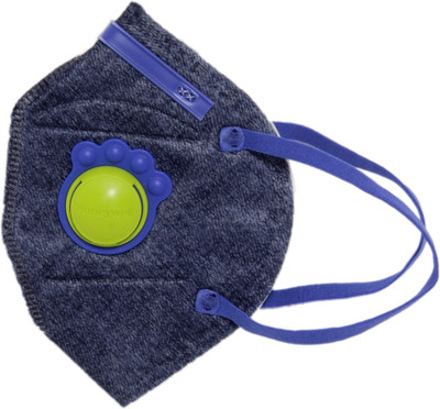 

Honeywell Foldable Kids Anti Pollution Blue Pack of 5, D7051SV Mask and Respirator