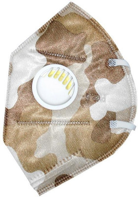 

AutoKraftZ Premium military Design PM2.5 Anti-Pollution, Anti Dust face Mask (Brown) Mask
