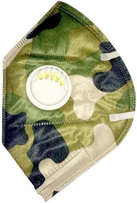 

AutoKraftZ Premium military Design PM2.5 Anti-Pollution, Anti Dust Mask (Green) Mask